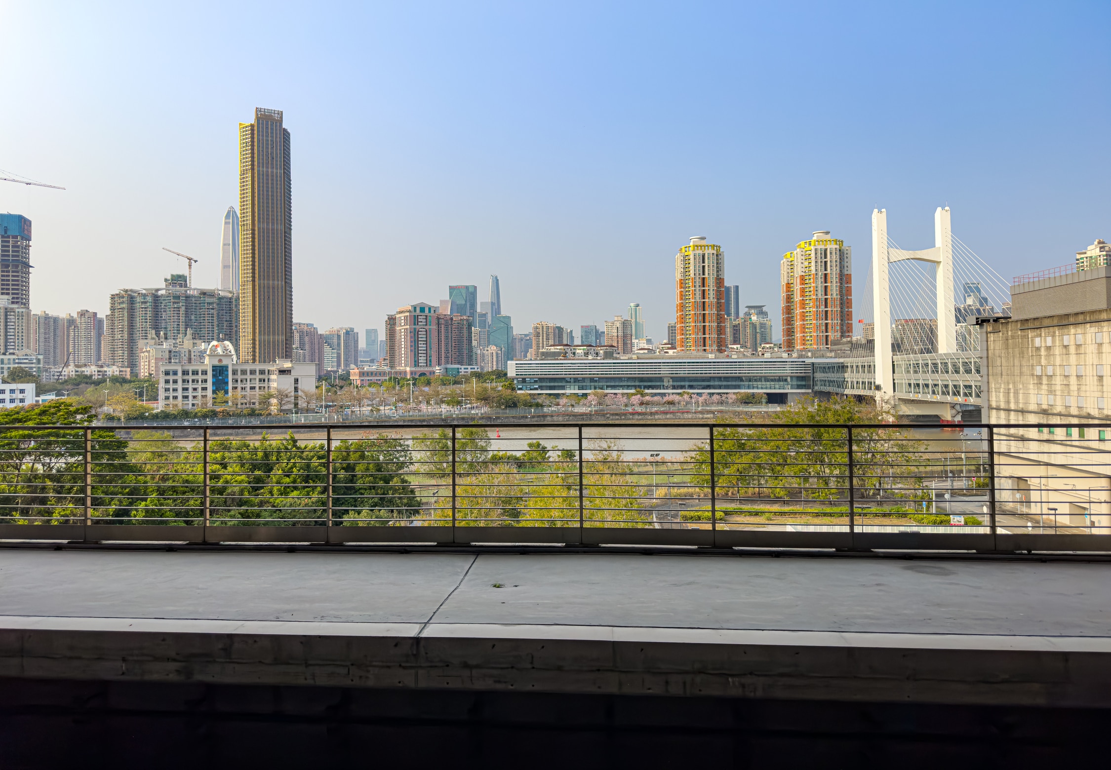 Blick auf Shenzhen
